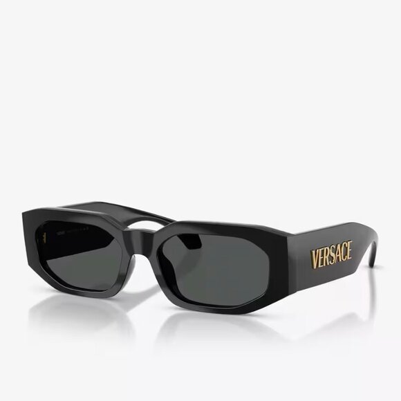 NEW VERSACE SUNGLASSES WOMEN BLACK VE4489U GB1/87 EYEWEAR VERSACE VE4489U GB187